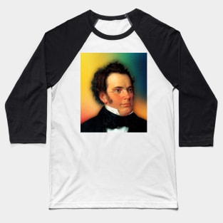 Franz Schubert Portrait | Franz Schubert Artwork 15 Baseball T-Shirt